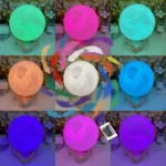 3D Printing Moon Lamp Personalized Photo Text - Image 3
