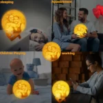 3D Printing Moon Lamp Personalized Photo Text - Image 4
