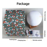 3D Printing Moon Lamp Personalized Photo Text - Image 5