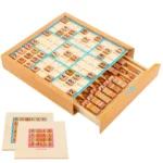 New Wooden Children Sudoku Chess Beech International Checkers