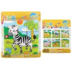 9 Pcs Six-sided 3D Cubes Jigsaw Puzzles Tray - Image 6