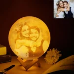 3D Printing Moon Lamp Personalized Photo Text