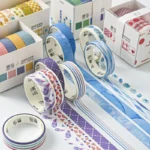 5Pcs/Set Washi Tapes Basic Masking Tape - Image 2