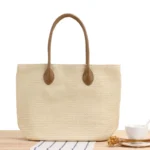 Summer Travel Handmade Bags For Women Beach Weaving Ladies Straw Bag Wrapped Shoulder Bags - Image 6