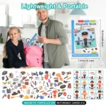Funny Children's Intelligent Magnetic Book 3D Cartoon Puzzles Jigsaw - Image 5