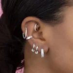 Stainless Steel Big Circle Hoop Earrings for Women - Image 3