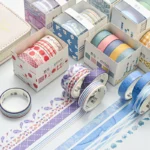 5Pcs/Set Washi Tapes Basic Masking Tape